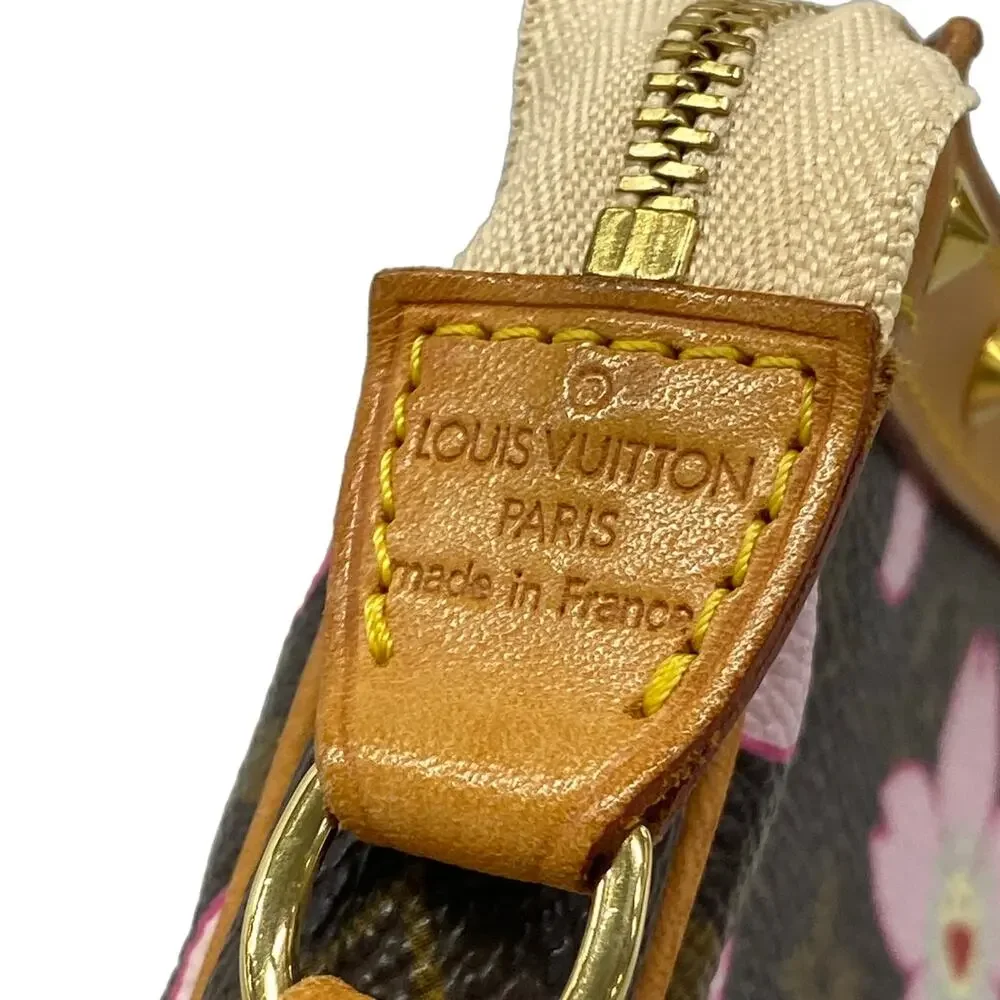 Louis Vuitton Pochette Accessoires Monogram Cherry Blossom Handbag M92006